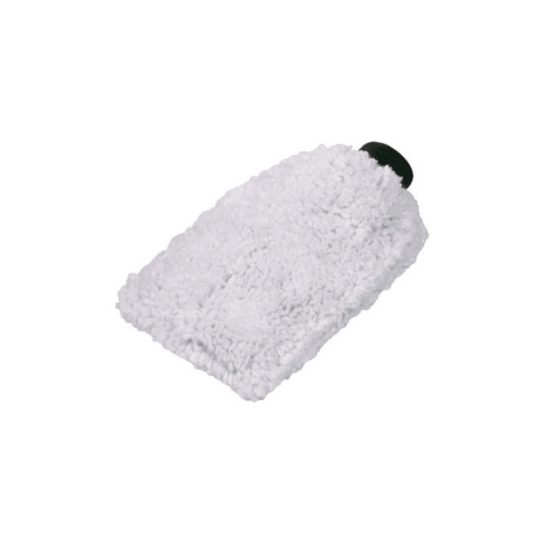 Chenille Wash Glove - White