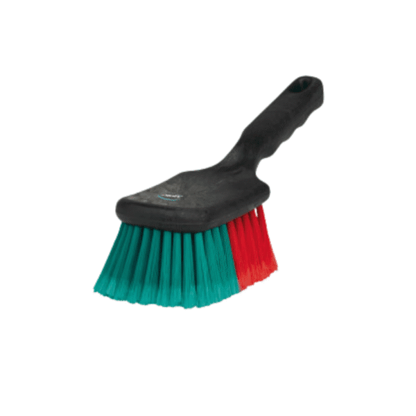 Soft hand brush with short handle